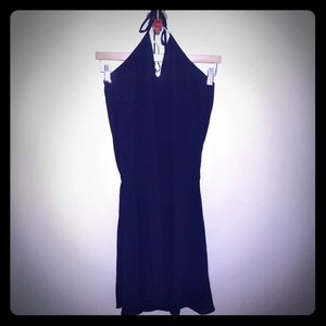 Black halter mini dress - sz 8
